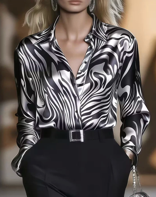 Camicia Lulù in seta e viscosa