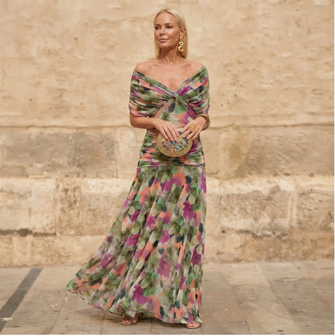 Kelsey | Elegante abito colorato