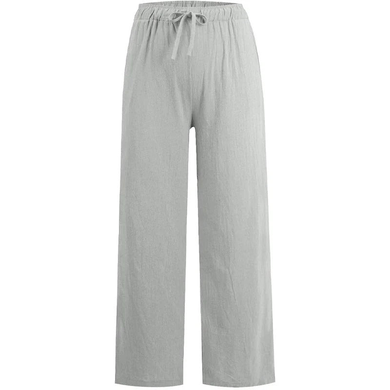 Pantalone Emily in lino e cotone