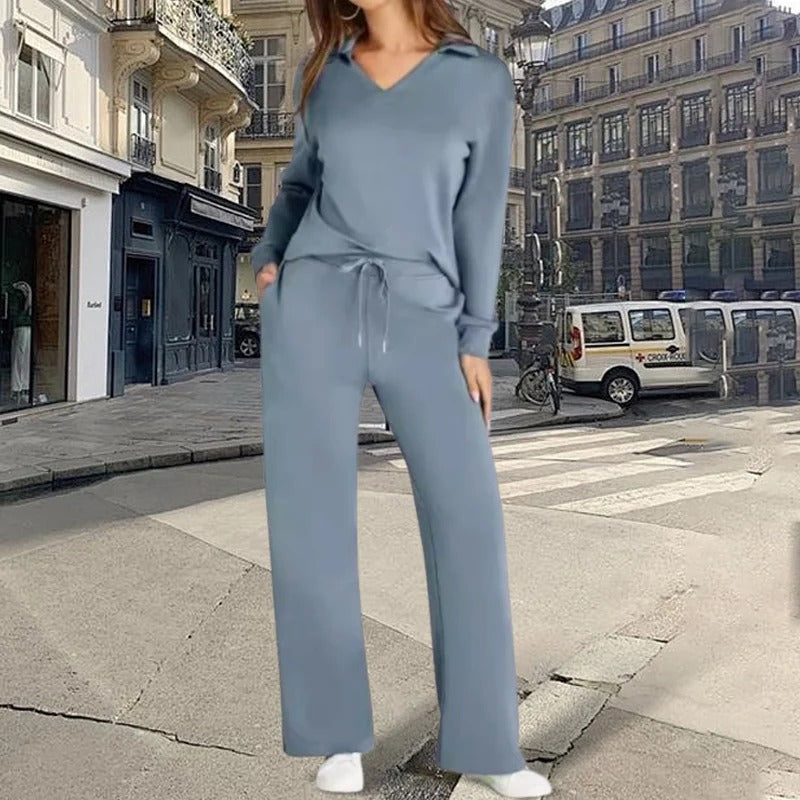 Completo da donna a due pezzi con maniche lunghe🌟