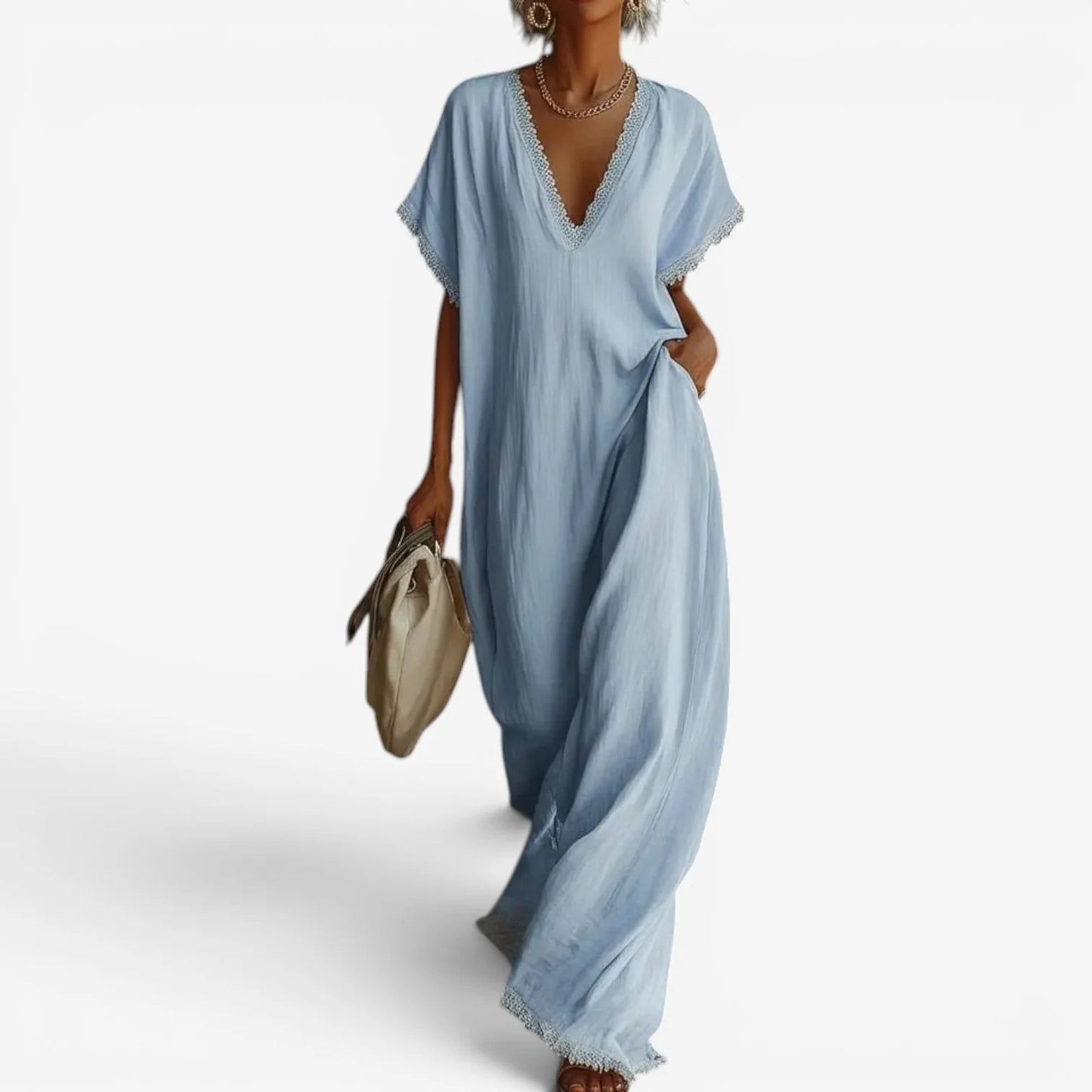 vestito Luisa In cotone made in Italy