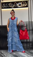 Vestito Miranda effetto ondulato