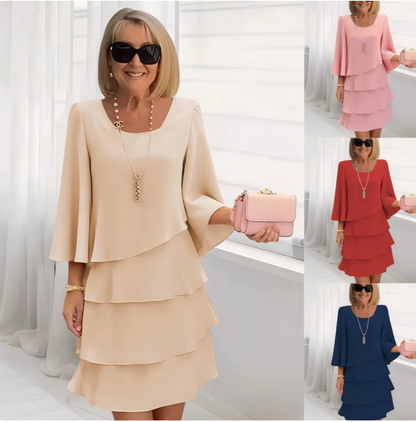 Abito da donna in chiffon modellante