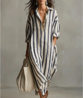 Pepa | Abito a camicia lungo e fresco