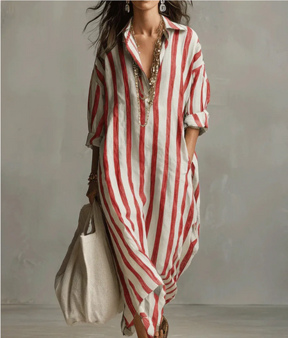 Pepa | Abito a camicia lungo e fresco