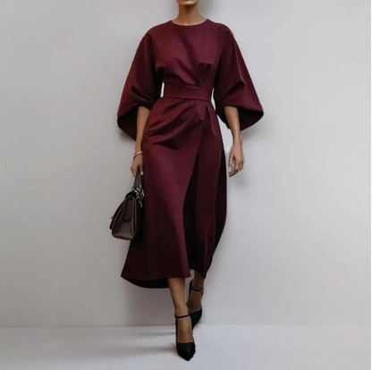 Katarzyna | Abito lungo con maniche a kimono