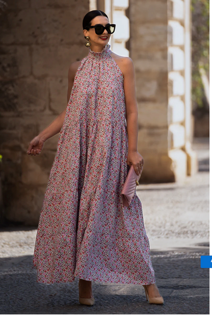 Abito tema fiori molto comodo e fresco💐