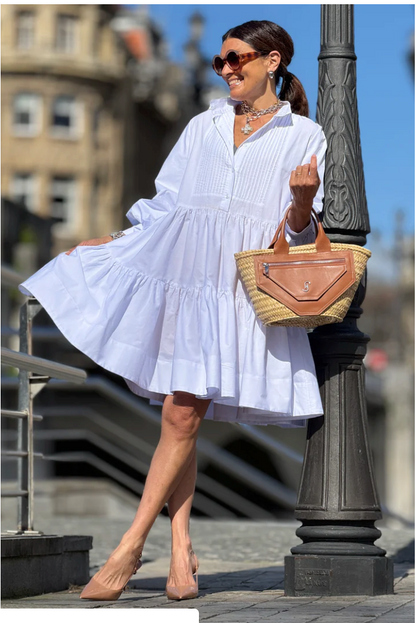 Abito Cecilia a Righe Blu, perfetto per l'estate👗