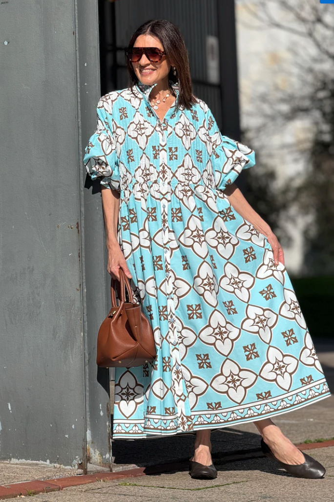 Abito Phoebe Fantasia fresco ed elegante👗🌟