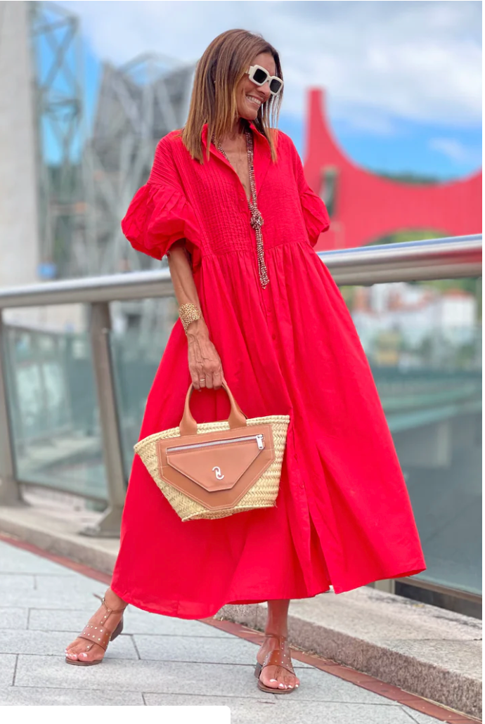Abito Phoebe Fantasia fresco ed elegante👗🌟