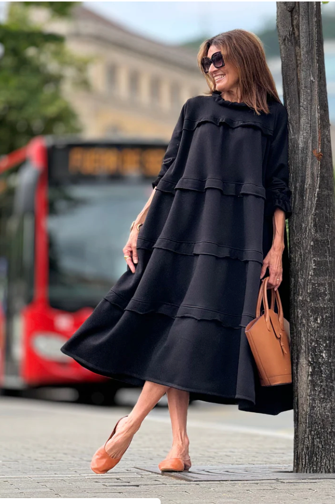 Abito Lauren Nero comodo e versatile💕
