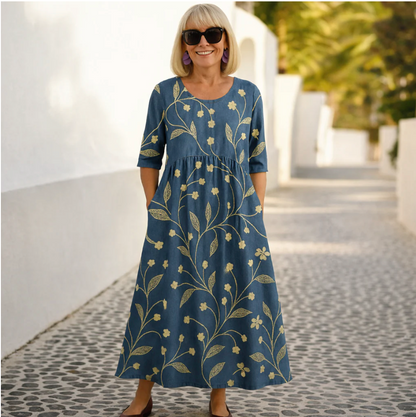 Lily | Abito midi - Comfort e freschezza