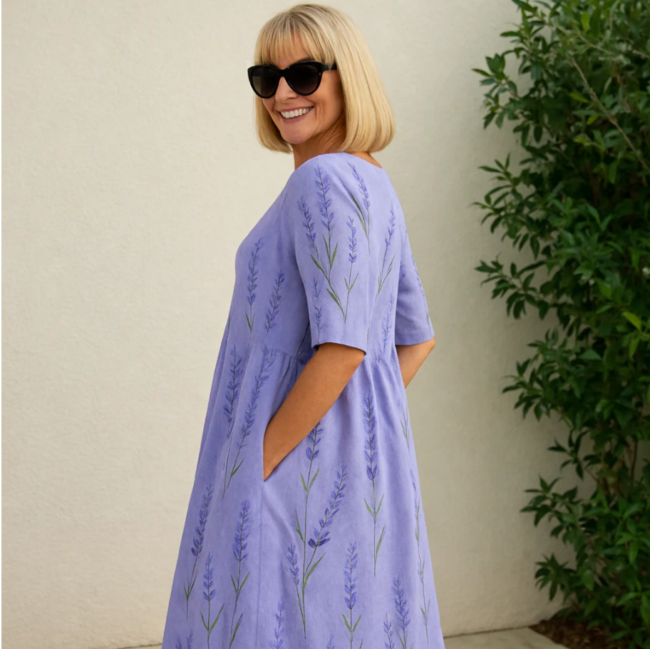 Lily | Abito midi - Comfort e freschezza