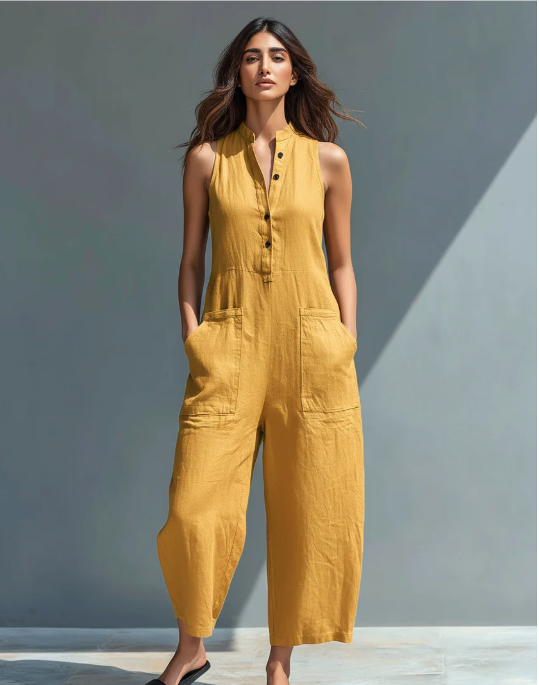 Olivia | Elegante tuta senza maniche