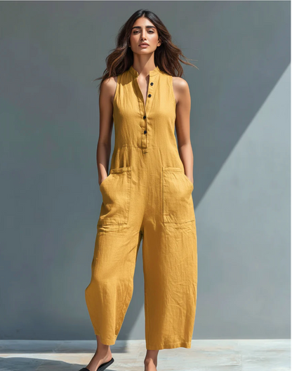 Olivia | Elegante tuta senza maniche