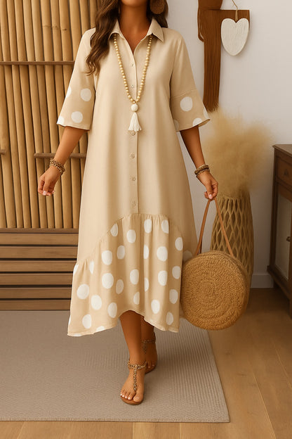 Vestito · Isabella · in viscosa · bohemien elegante, maniche a palloncino, comodo e fresco 🌼