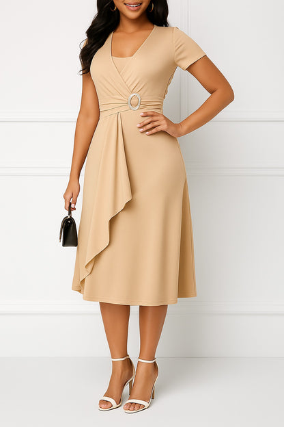 Vestito · Eleonora · in cotone · elegante minimal, cintura arricciata, comodo e fresco 🌹