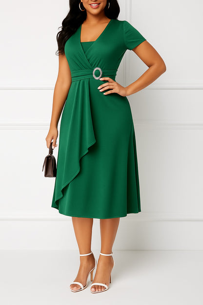 Vestito · Eleonora · in cotone · elegante minimal, cintura arricciata, comodo e fresco 🌹