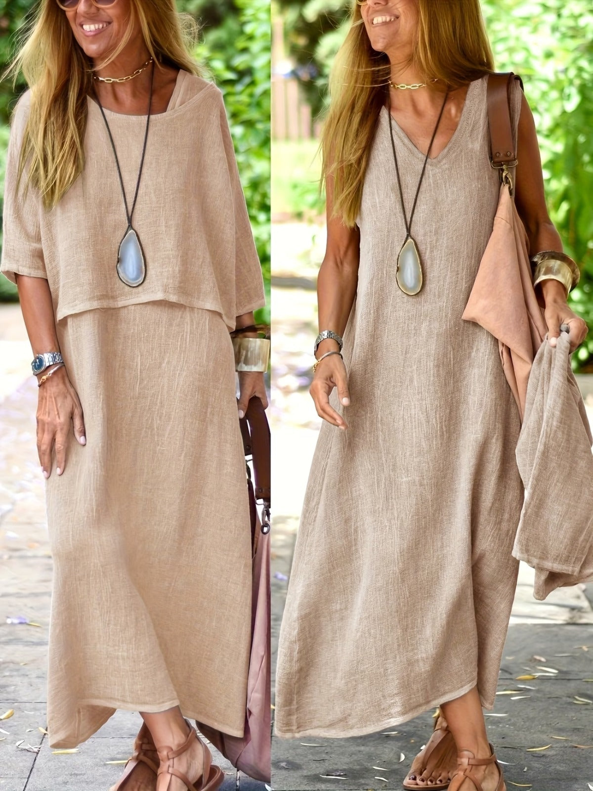 Set Belinda 2 pezzi in lino