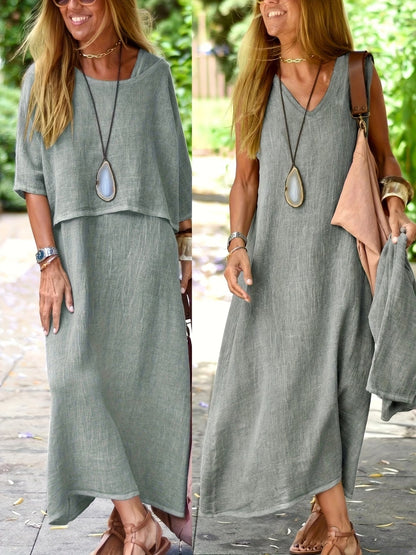 Set Belinda 2 pezzi in lino