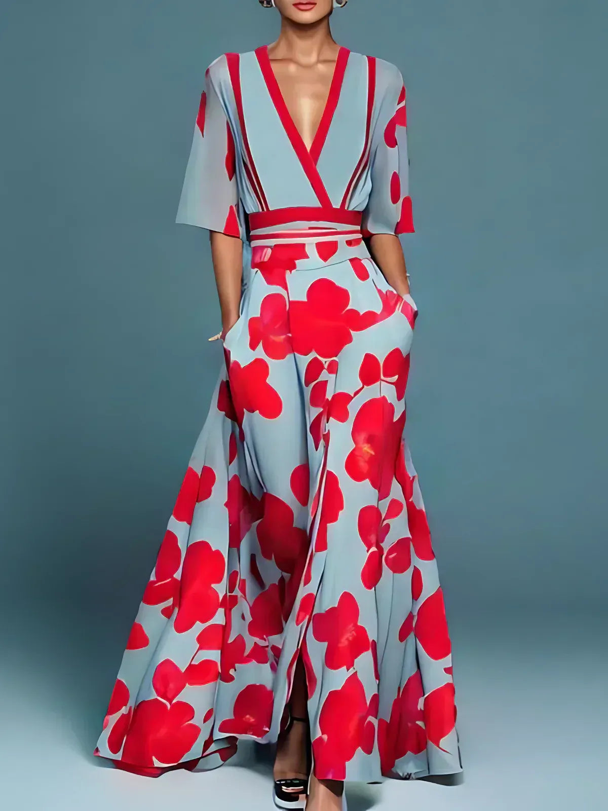 Lina™️ - Elegante abito floreale - Sentiti sicura di te