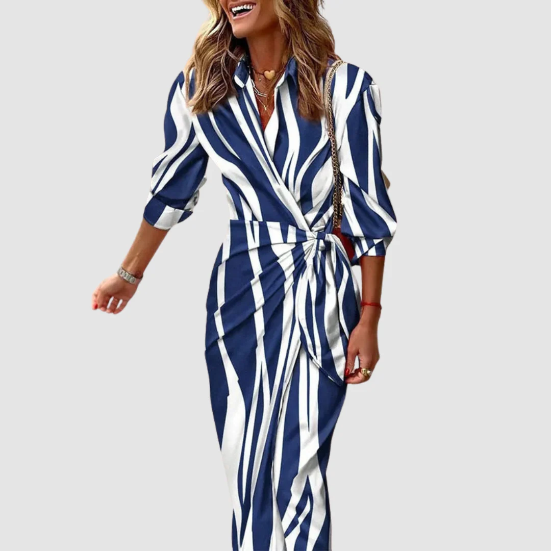 Abito elegante a righe Cecilia™️