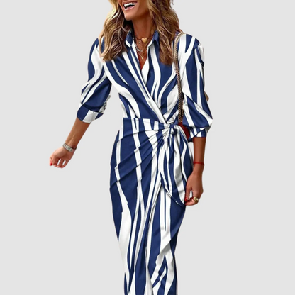 Abito elegante a righe Cecilia™️