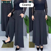 ✨Eleganti pantaloni a gamba larga con pieghe