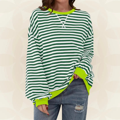 MAGLIONE CASUAL A RIGHE CHIARE
