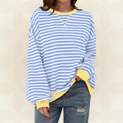 MAGLIONE CASUAL A RIGHE CHIARE