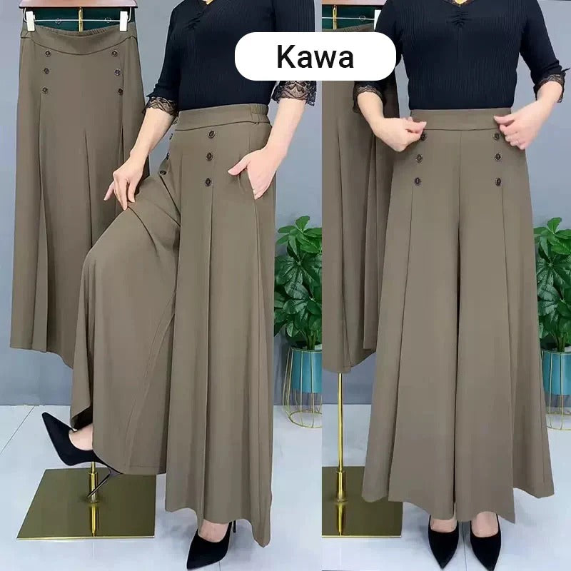 ✨Eleganti pantaloni a gamba larga con pieghe