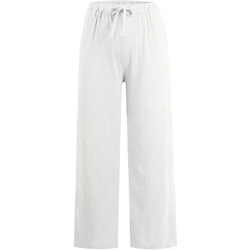 Pantalone Emily in lino e cotone