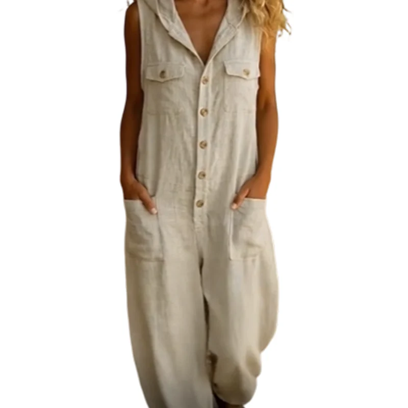 jumpsuit debora in lino fresco