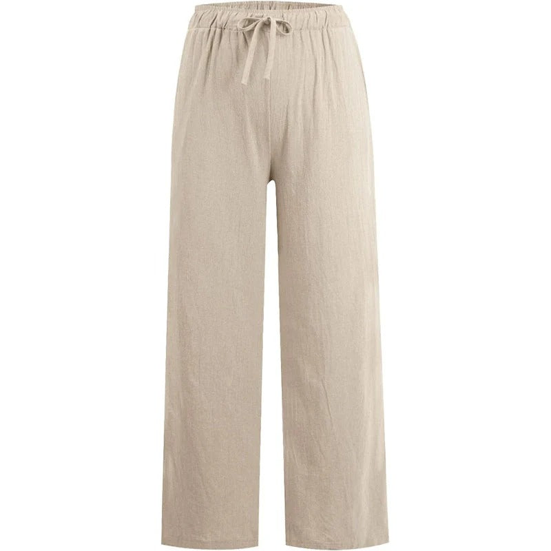 Pantalone Emily in lino e cotone