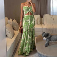 Abito floreale taglie forti elegante👗
