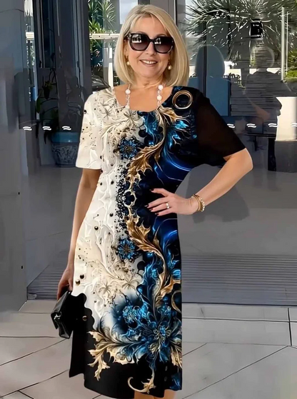 Abito estivo ampio da donna con motivo floreale 🌺