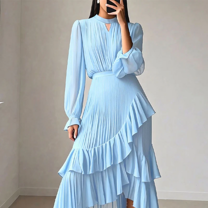 Abito da donna con scollo a goccia fresco👗
