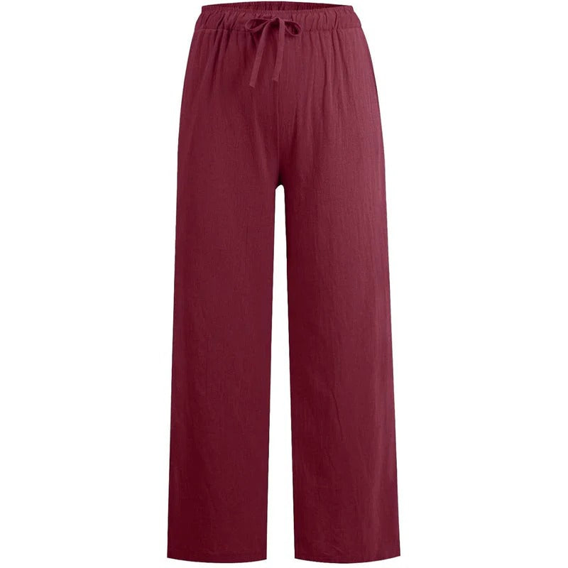 Pantalone Emily in lino e cotone