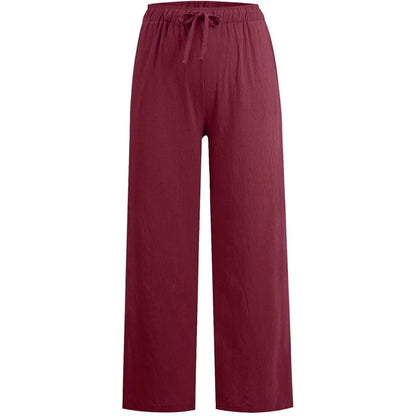 Pantalone Emily in lino e cotone
