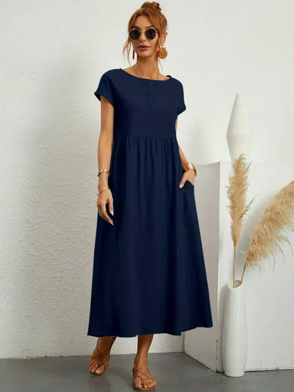 Gabrielle™️ — Abito midi fluido dall'eleganza senza tempo🌟