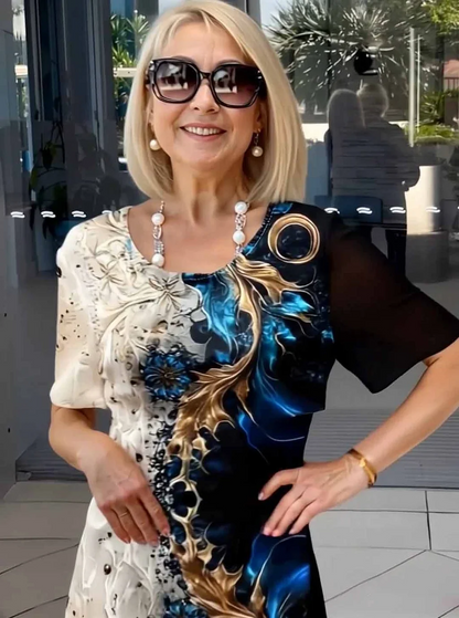 Abito estivo ampio da donna con motivo floreale 🌺