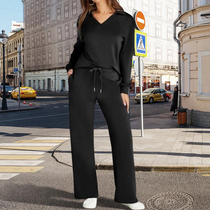 Completo da donna a due pezzi con maniche lunghe🌟