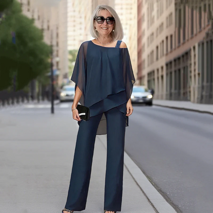 Completo due pezzi in chiffon 💞 Semplice ed elegante