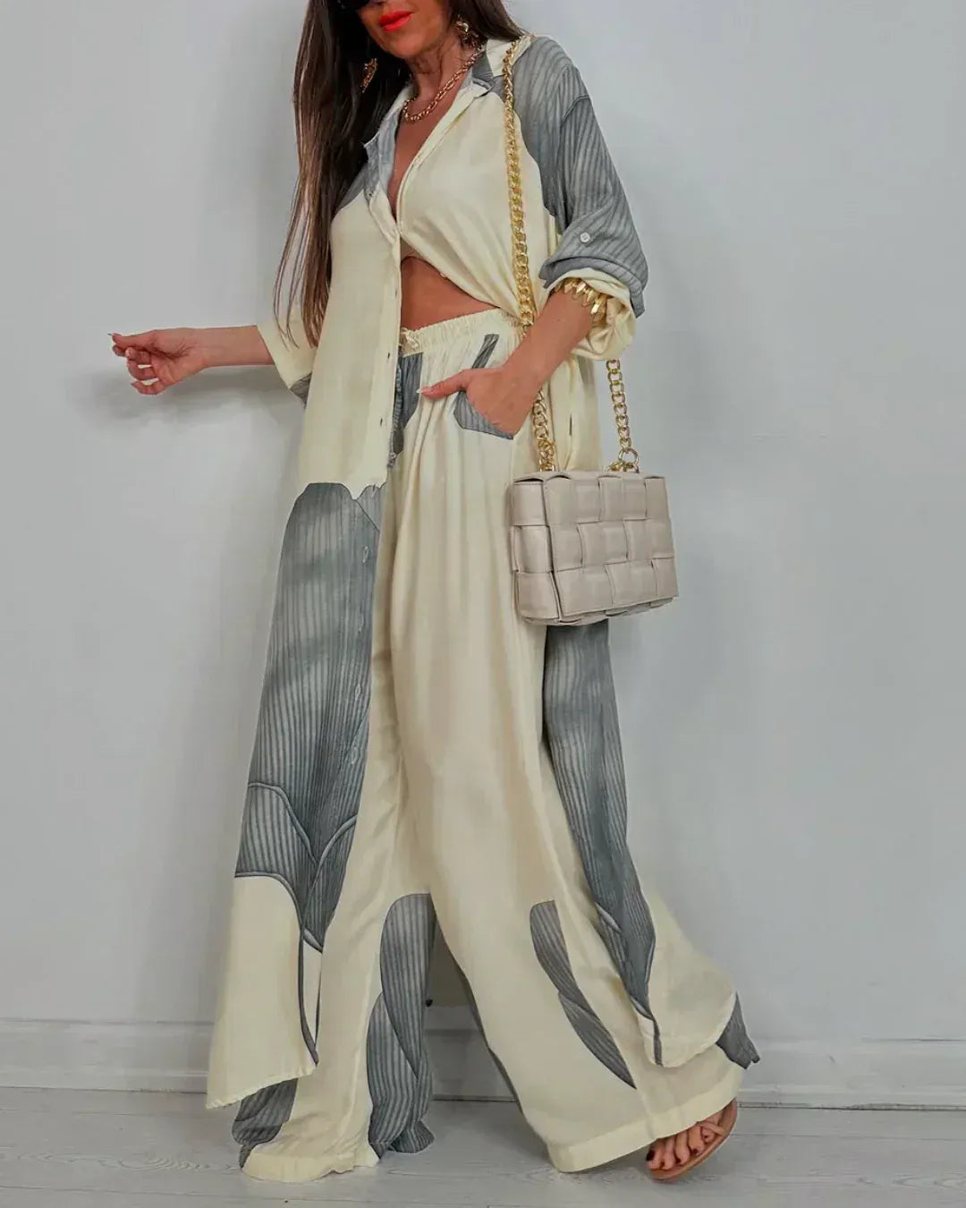 Zelorava™️ – Completo Moriel fluido e artistico per uno stile chic senza sforzo.