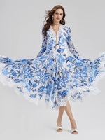 Mantella in pizzo jacquard