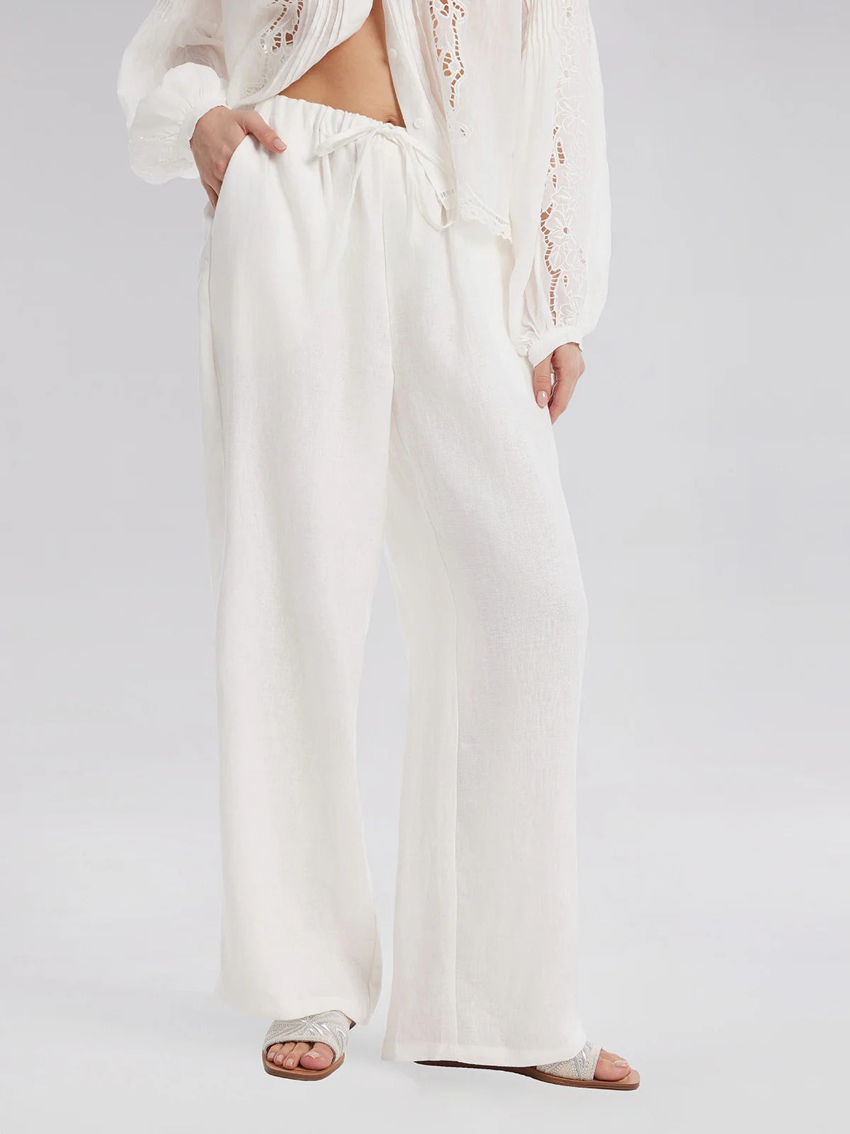 Mantella in pizzo jacquard