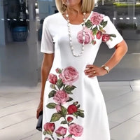 👗 Elegante abito con stampa floreale