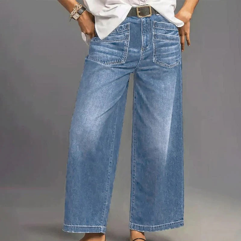 Jeans Noelle a vita alta e a zampa super elastici 🩵