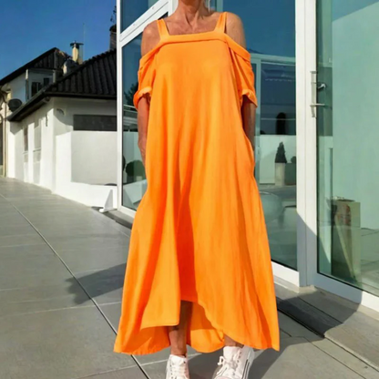👗 Abito lungo da donna con spalle scoperte