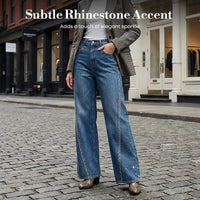 jeans cherry brillantini laterali